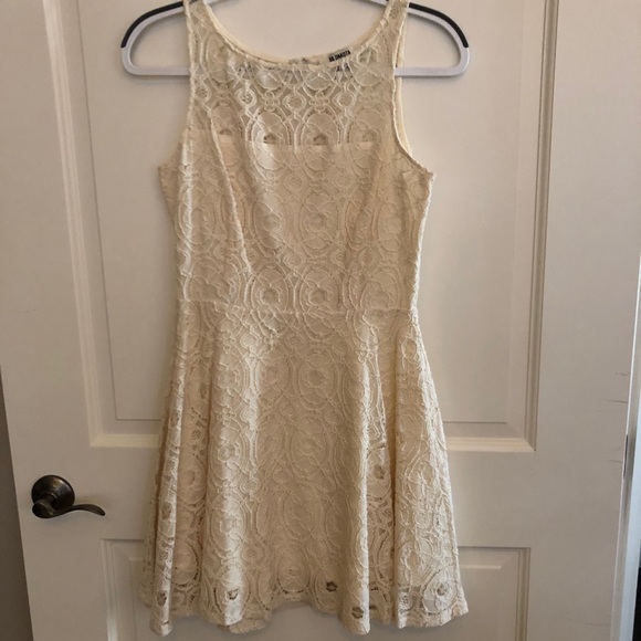 NWOT BB Dakota Knit/Lace Sundress - Ivory • Size 2 - Picture 6 of 7